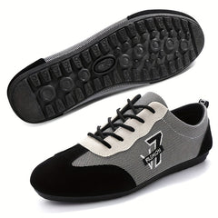 Men's Lace up Sneakers Comfortable Walking Shoes