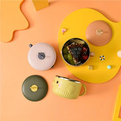 Kids Stainless Steel Soup Bowl with Handle