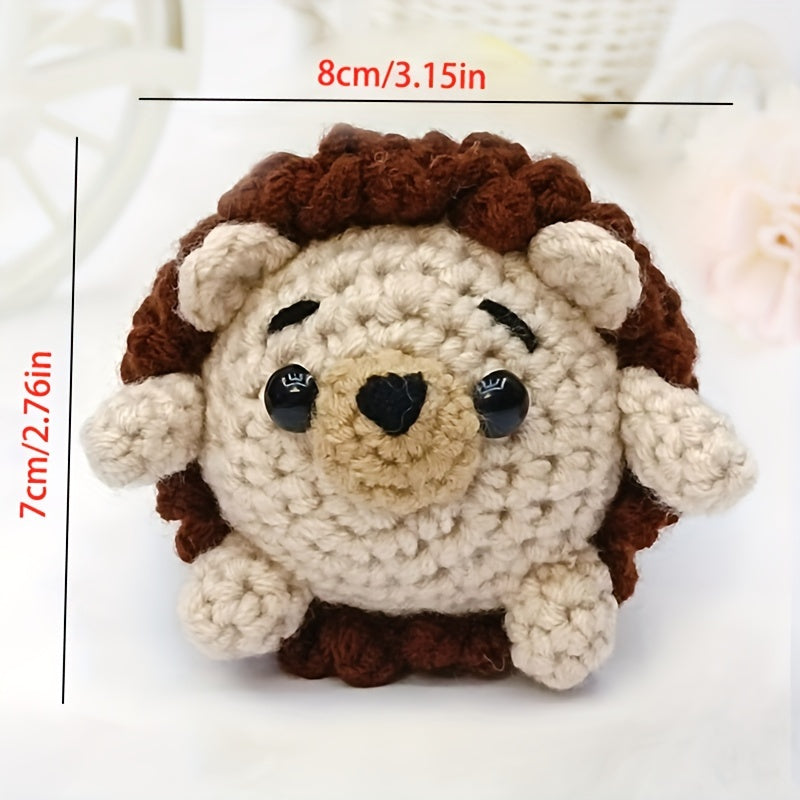 Crochet Woven Hedgehog DIY Material Bag Set