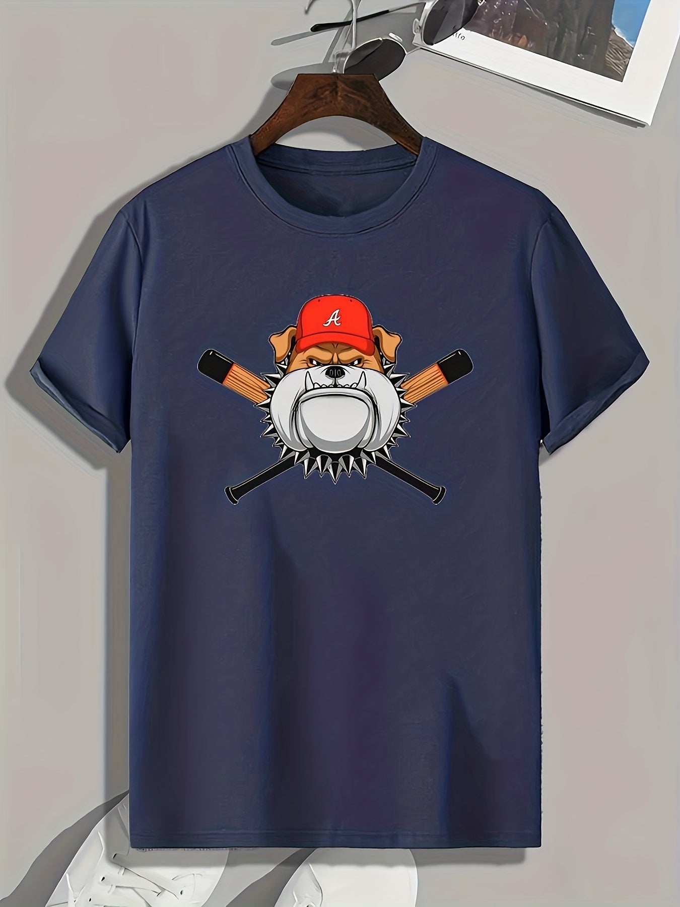 Cartoon Print Men's Graphic T shirt Casual Comfy Tees For Summer