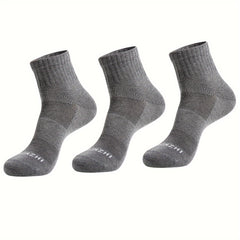 Men's Moisture Wicking Running Socks - 3 Pairs