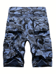 Men's Camo Cargo Shorts With Pockets Street Wear