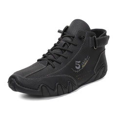 Men's Retro Casual Ankle Sneakers Anti-Skid Slip On Shoes for Outdoor Hiking