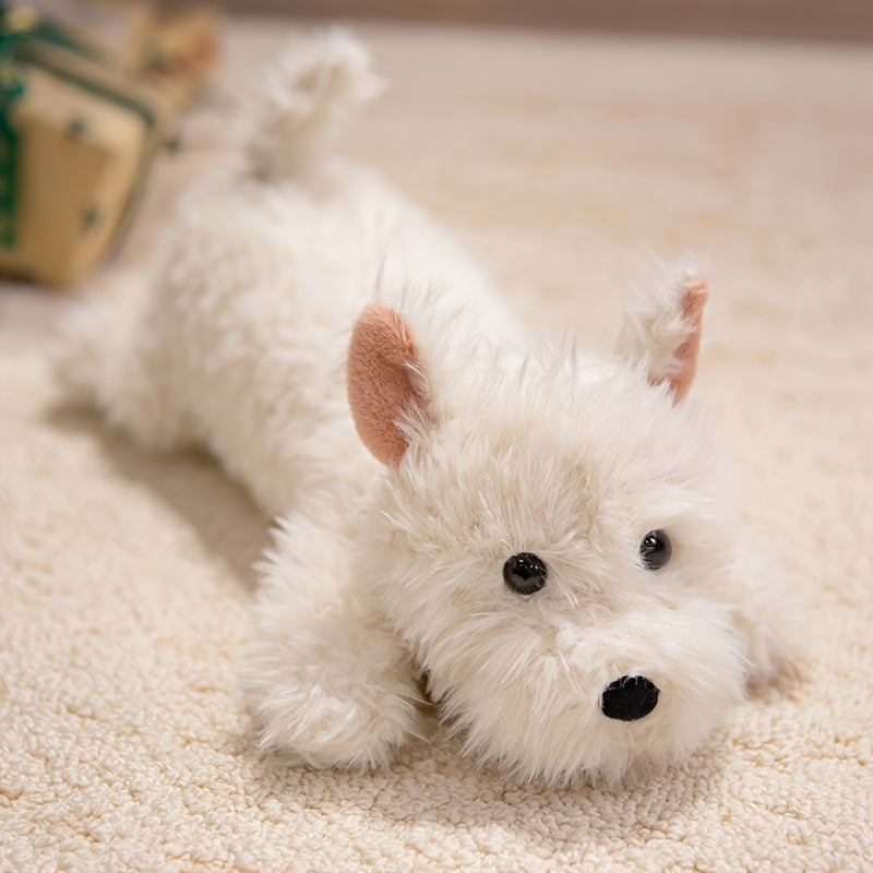 16.93In Cartoon Westie Dog Plush Toy - Home Decor & Gift