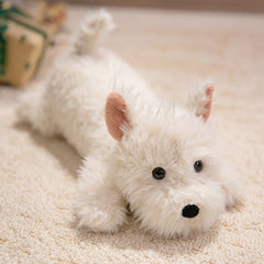 16.93In Cartoon Westie Dog Plush Toy - Home Decor & Gift