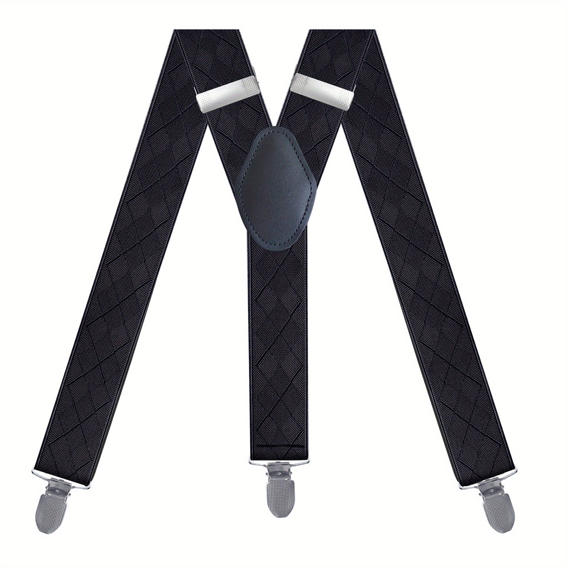 Men's Y-Shaped Elastic Trousers Suspenders - Pack of 3