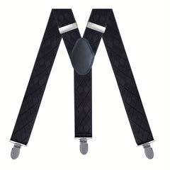 Men's Y-Shaped Elastic Trousers Suspenders - Pack of 3
