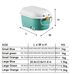 Children's Toy Storage Box Cartoon Building Blocks Baby Clothes Organizer
