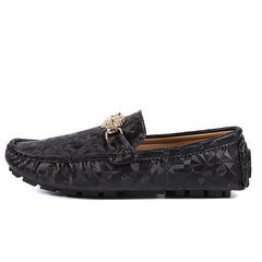 Women's Metal Decor Loafers Slip On Casual Shoes