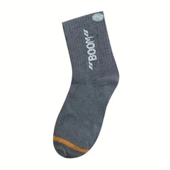5 Pairs Letter Print Sports Socks for Women & Men