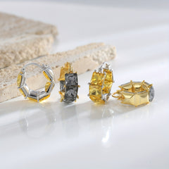 Crystal Ladies Earrings Pop Retro Style Casual Holiday Jewelry