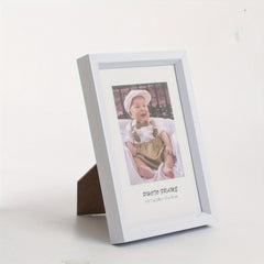 Newborn Boys Girls Plastic Photo Frame Desk Ornament