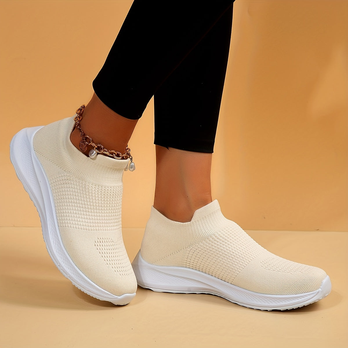 Women's Comfy Slip-On Walking Shoes Lightweight Low Top Sneakers