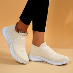Women's Comfy Slip-On Walking Shoes Lightweight Low Top Sneakers