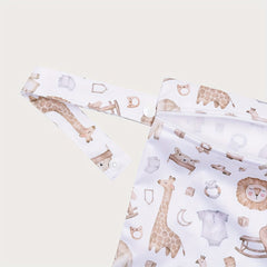 3pcs Elinfant Diaper Bag Set Giraffe Moon Patterns Travel Organizer Bags