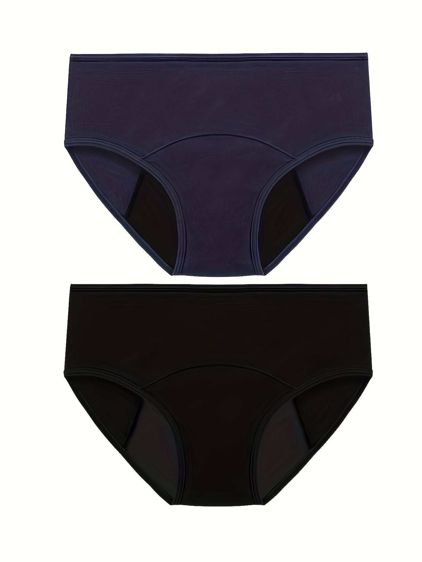 2pcs Period Panties Full Coverage Anti Leak Women's Underwear