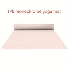 TPE Fitness Mat Non slip Single Yoga Mat for Yoga Pilates Dance