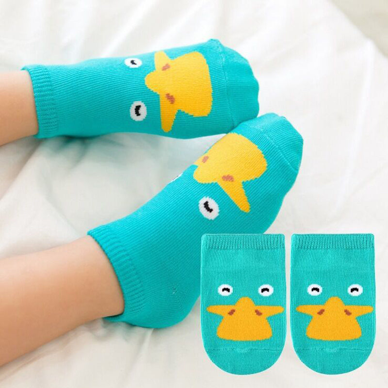 Cute Animal Print Ankle Socks for Kids
