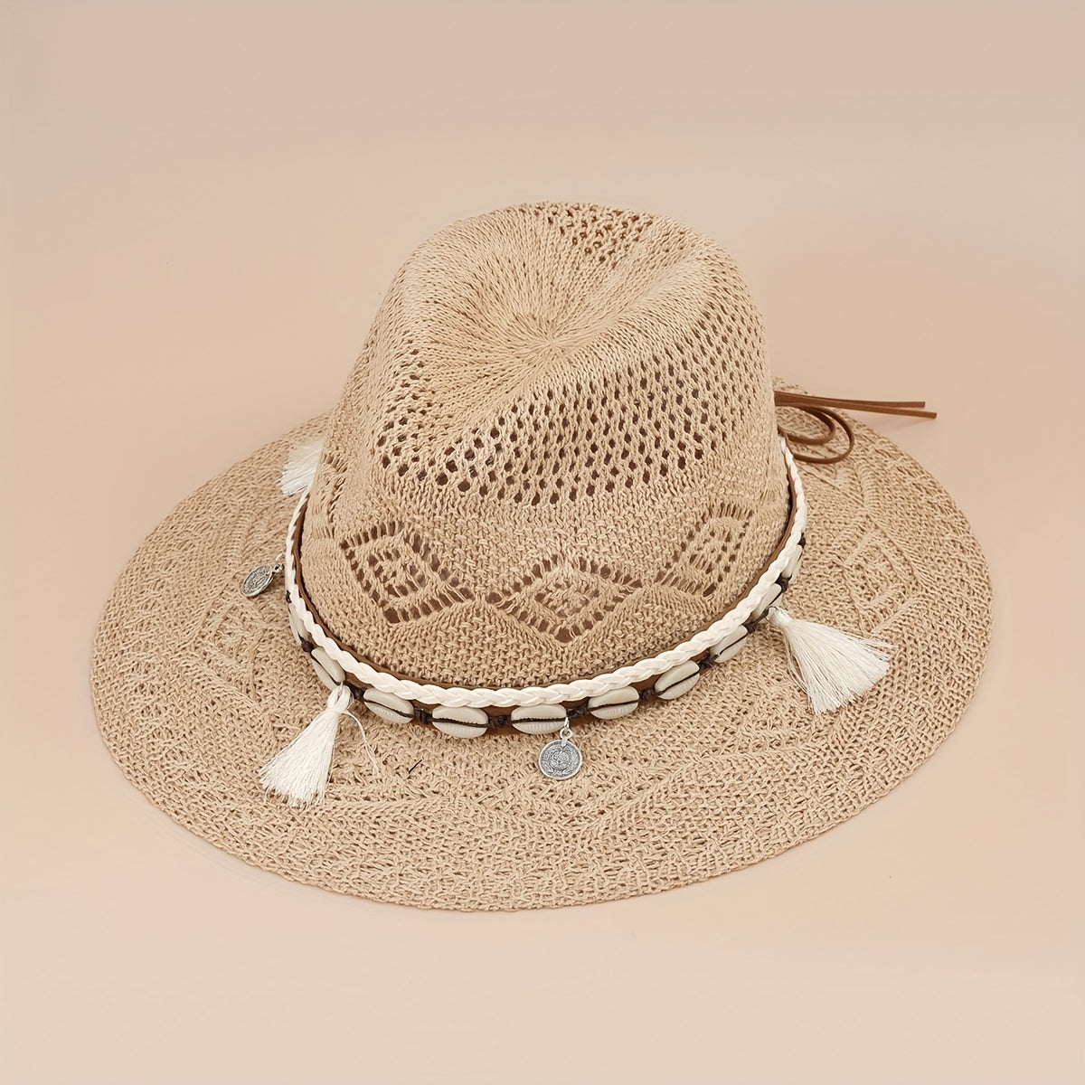 Cowboy Jazz Straw Hat Summer Sun Beach Hat