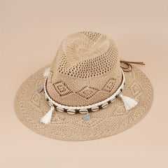 Cowboy Jazz Straw Hat Summer Sun Beach Hat
