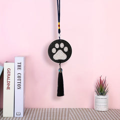 DIY Diamond Painting Car Ornament Home Crafts Holiday Gift Little Paw