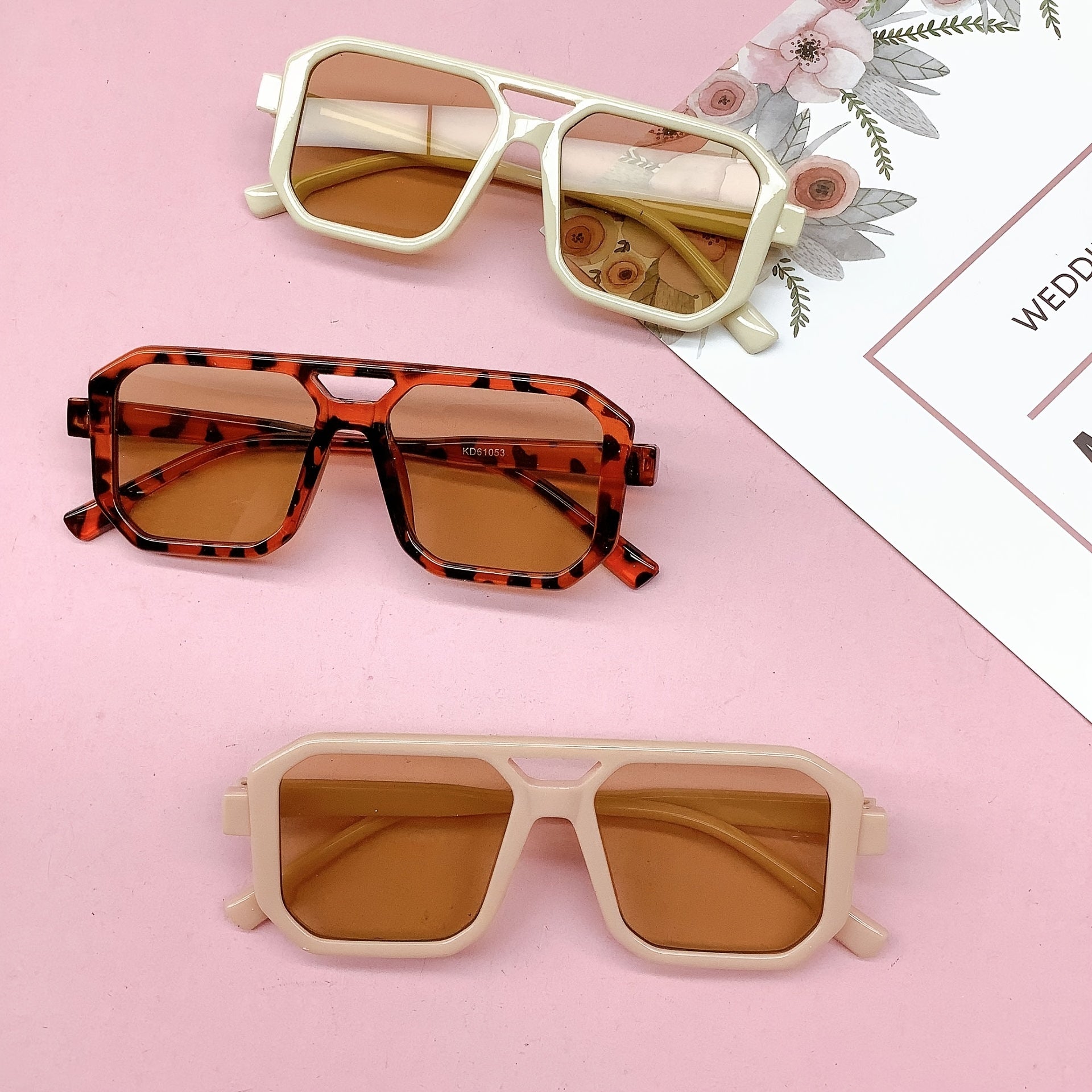 Girl's Square Frame Sunglasses for Outdoors