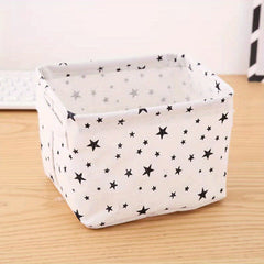 Foldable Fabric Storage Basket: Tabletop Organization