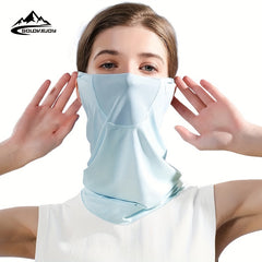 Ice Silky Sunscreen Mask Sunshade Women's UV Protection Neck Cover