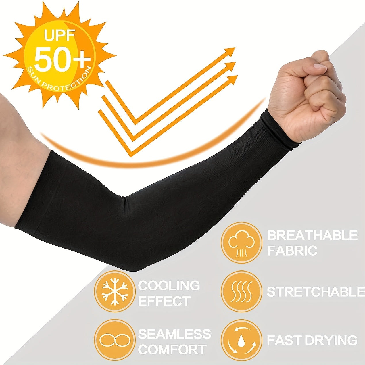Cooling Arm Sleeves UV Protection Sports Sleeve