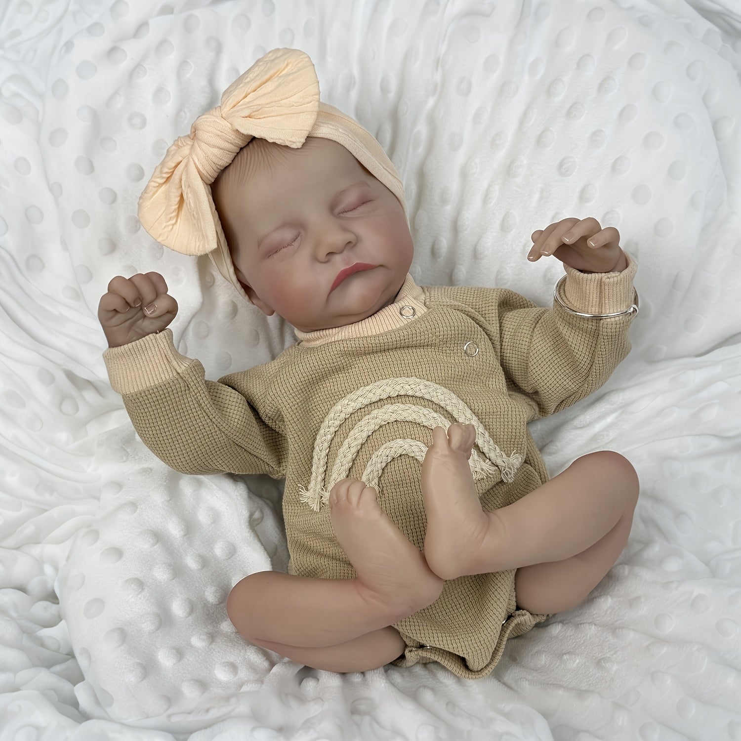 Levi Reborn Baby Doll Sleeping Newborn 3D Skin Collectible Art