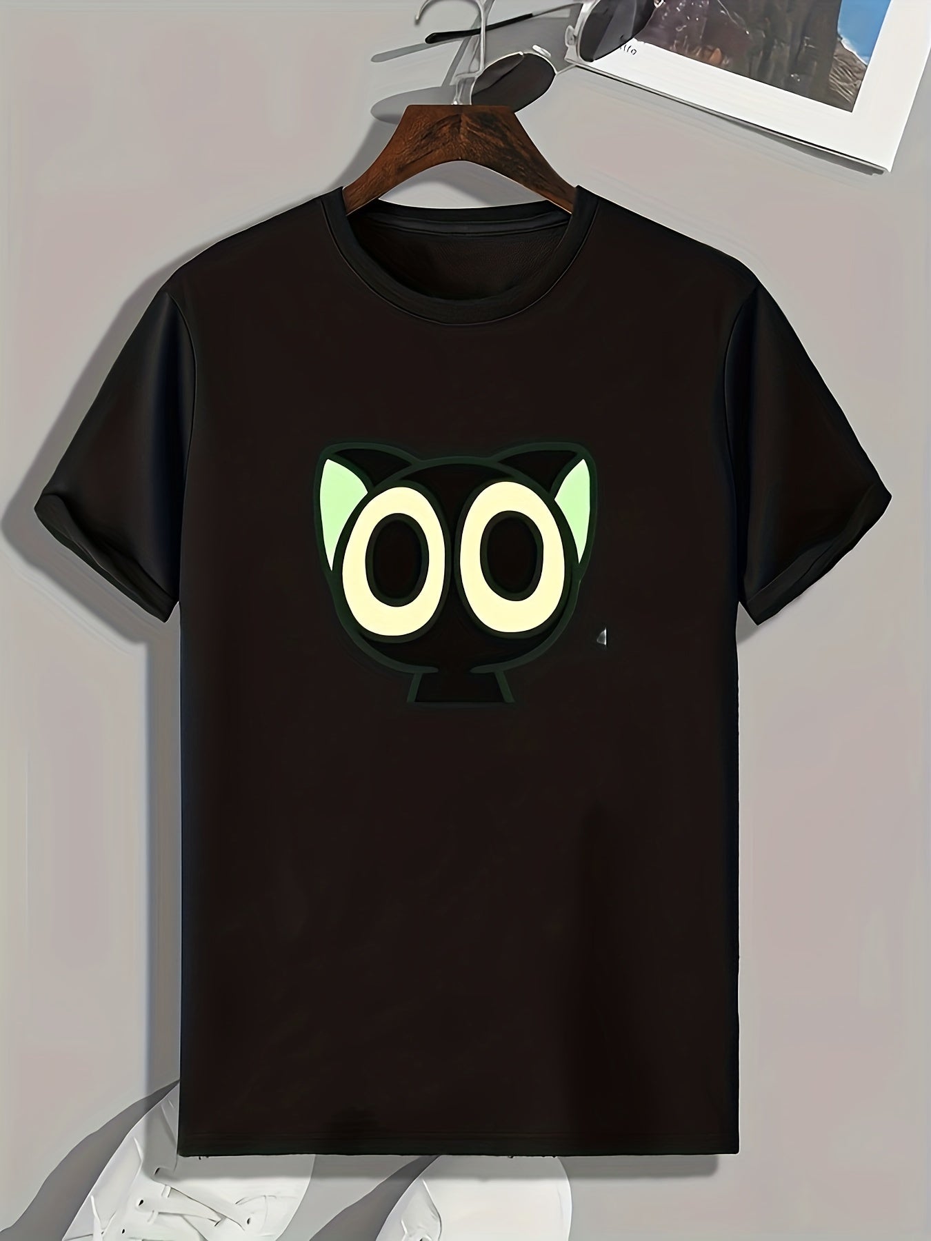 Cartoon Print Men's Graphic T shirt Casual Comfy Tees For Summer Mens Clothing