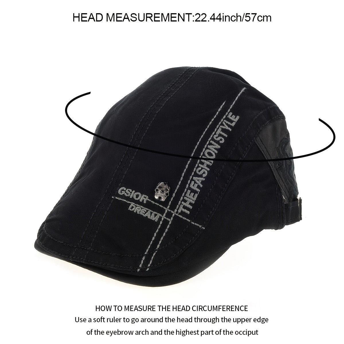 Middle Aged Men's Beret Peaked Cap Outdoor Sun Hat