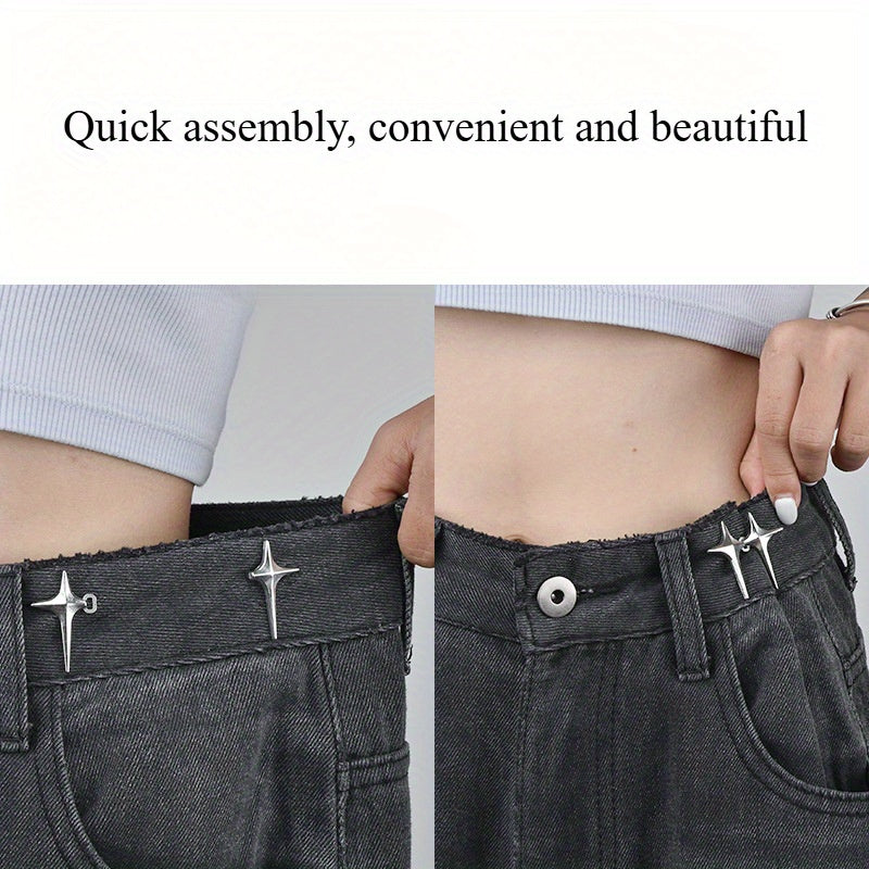 Detachable Cross Star Waist Cinching Buckle Set