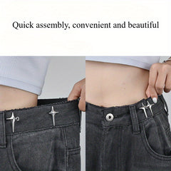 Detachable Cross Star Waist Cinching Buckle Set