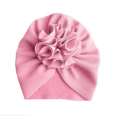 Newborn Infant Flower Beanie Caps Turban For Baby Boys And Girls