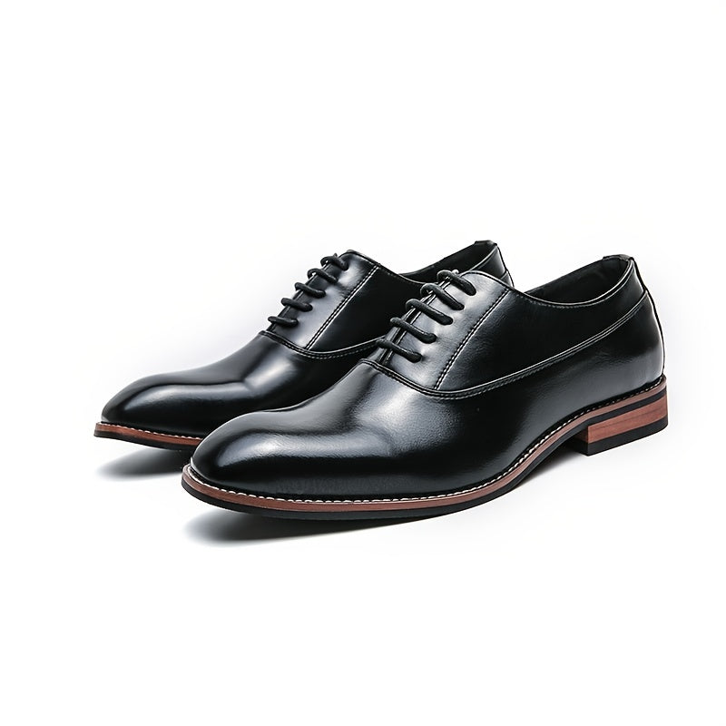 Men's Pointed Toe Dress Shoes Oxford Shoes Classic Formal Shoes
