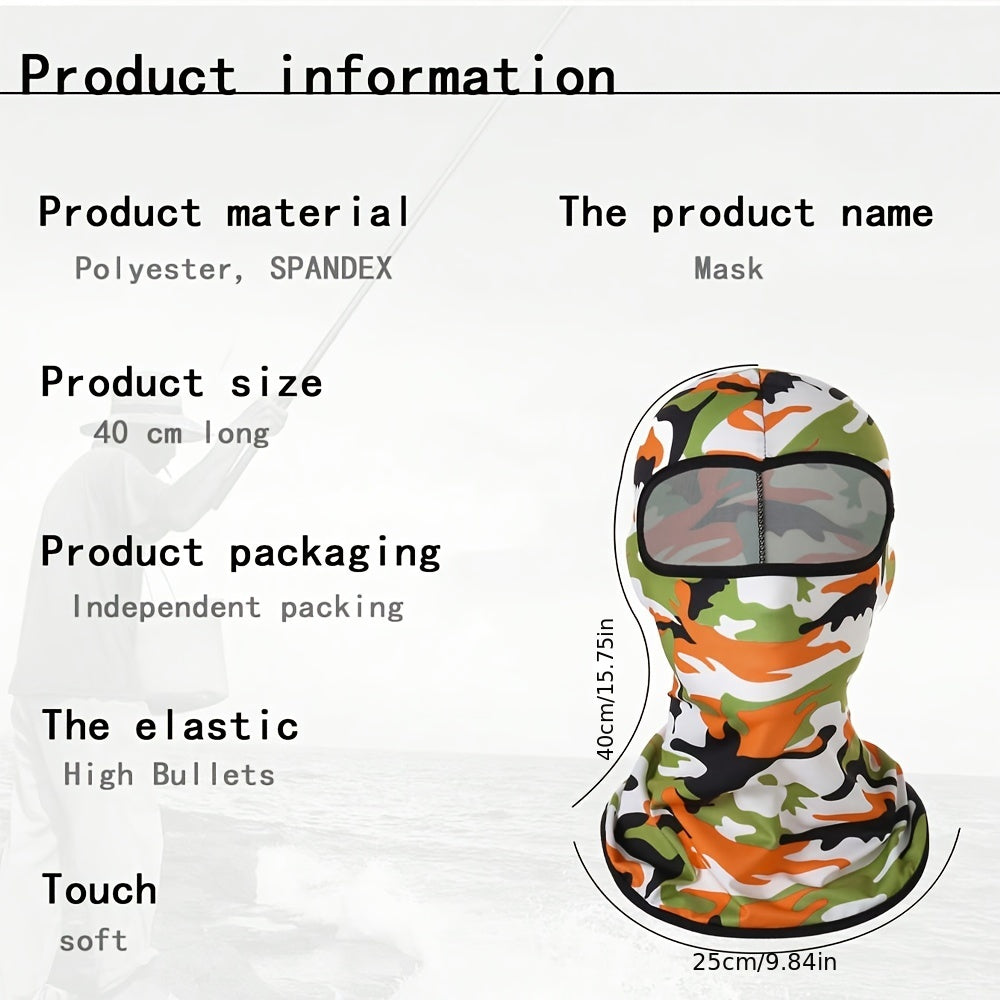 Summer Outdoor Cooling Face Mask Windproof Dustproof UV Protection Neck Gaiter
