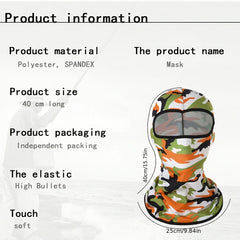 Summer Outdoor Cooling Face Mask Windproof Dustproof UV Protection Neck Gaiter