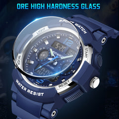 LIGE Classic Sports Digital Watch with Glow-in-the-Dark Display