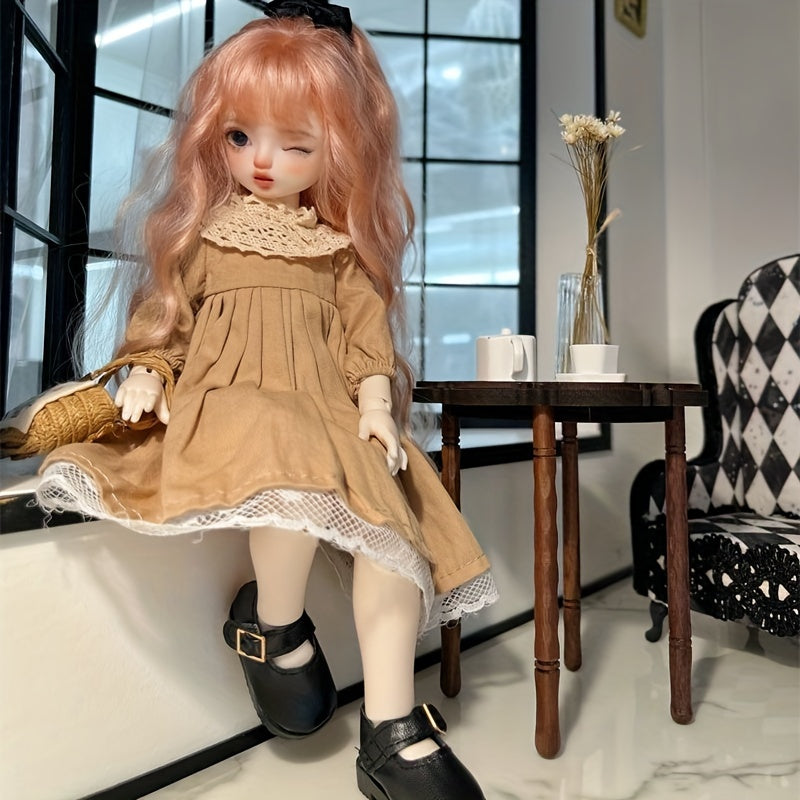 6-Piece Vintage Doll Skirt Costume Set for 11.8" Dolls