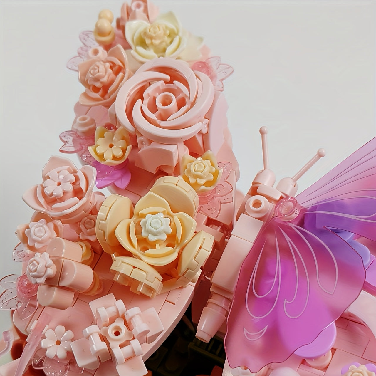 1000 Particle Dream Butterfly Flower Dance Building Blocks Relax Toy for Adults