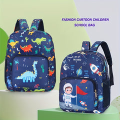 Kids Cartoon Pony Space Dinosaur Backpack Lightweight School Bag