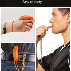 Emergency Safety Whistle Dual Frequency Portable Outdoor Lifesaving