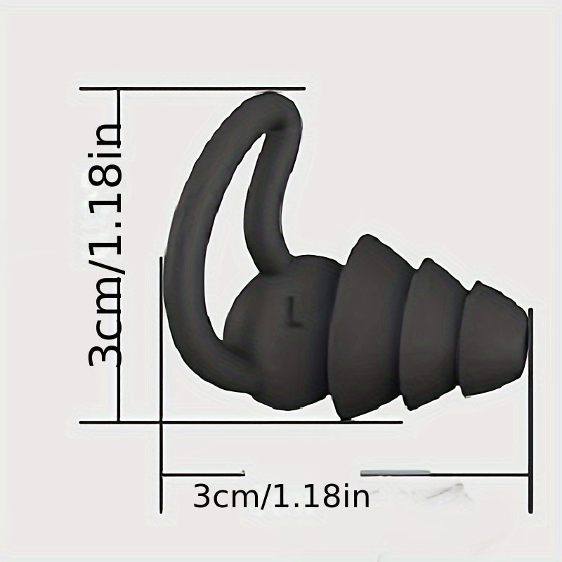 Spiral Earplugs with Storage Box - Anti Noise for Sleeping