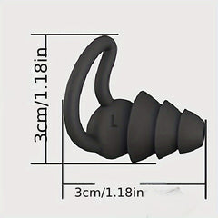 Spiral Earplugs with Storage Box - Anti Noise for Sleeping