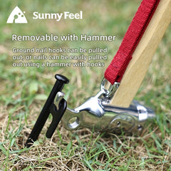 4pcs Heavy Duty Steel Tent Pegs - Portable Awning Stakes