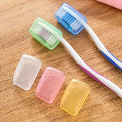 5pcs Toothbrush Head Covers Colorful Soft Durable Bathroom Accessory