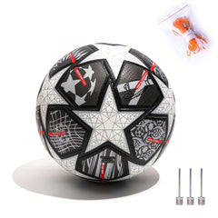 Size 5 Pu Leather Soccer Ball with Needle & Ball Net