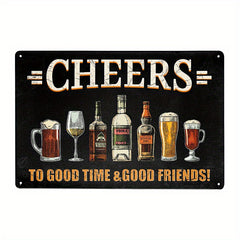 Bar Wall Decor Beer Signs Metal Tin Sign For Patio Backyard Pool Home Art