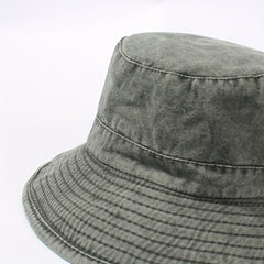 Western Cowboy Bucket Hat Distressed Sun Hat UV Protection